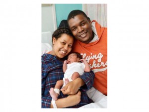 Tich, Jenny and baby Christian