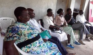 Photo of participants listening to the teaching
